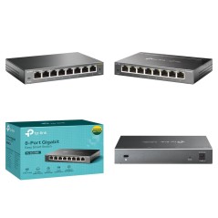 TP-Link TL-SG108E Managed L2 Gigabit Ethernet Switch - 8 Ports, High Performance, Reliable Connectivity - Perfect for Your Netwo